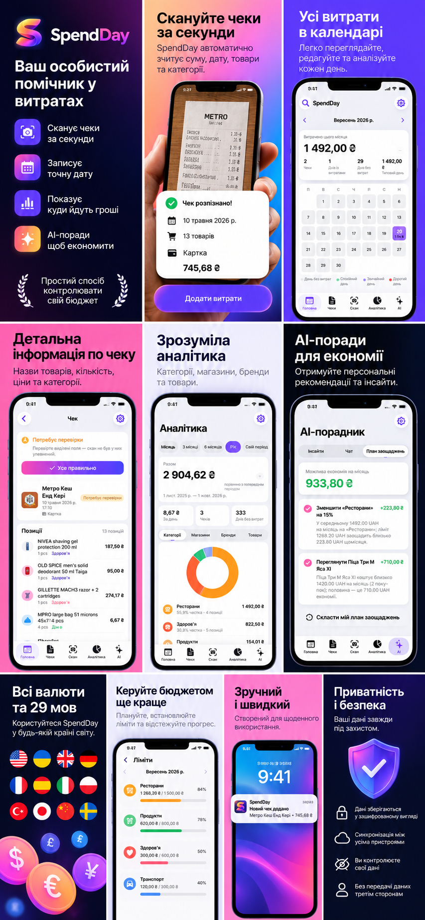 Скріншот SpendDay